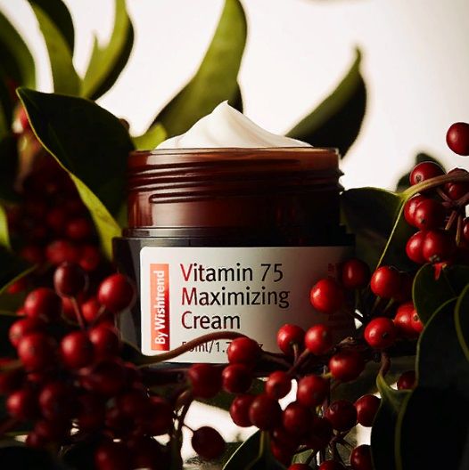 Тонизирующий крем с экстрактом облепихи By Wishtrend  Vitamin 75 Maximizing Cream