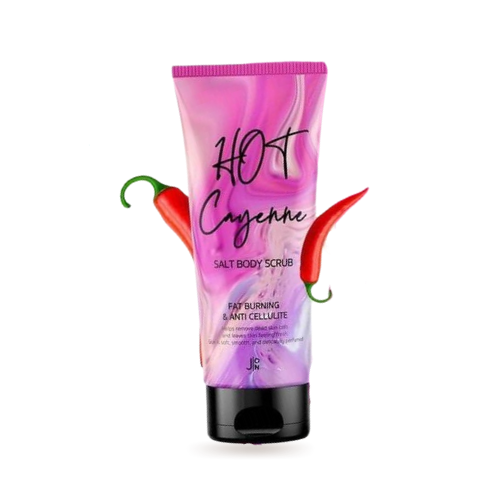 Антицеллюлитный разогревающий скраб для тела J:ON Hot Cayenne Salt Body Scrub