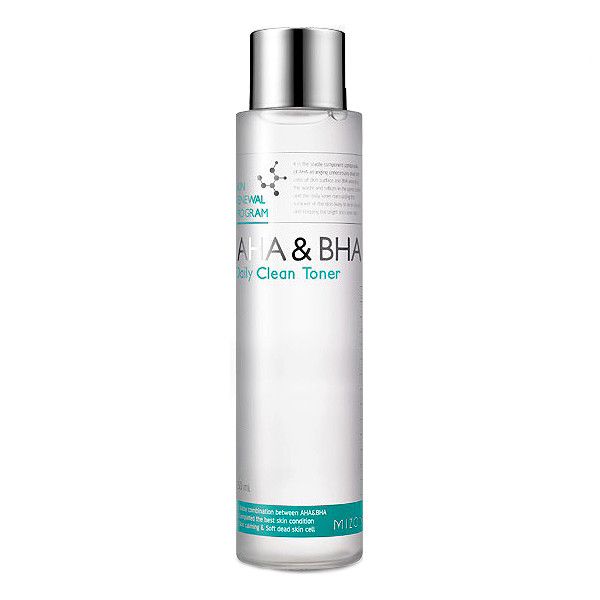 Тоник-пилинг с фруктовыми кислотами Mizon AHA & BHA Daily Clean Toner