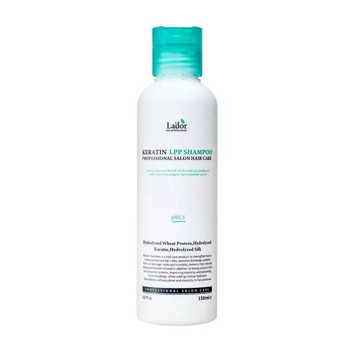 Безсульфатный протеиновый шампунь с кератином Lador Keratin LPP Shampoo